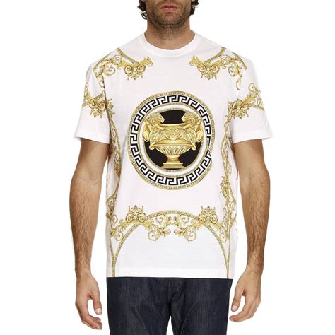 white versace shirt men|1st copy Versace shirt men.